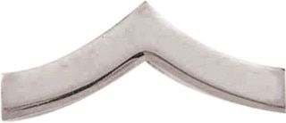 Blackinton Large Private Chevron Bar in Nickel